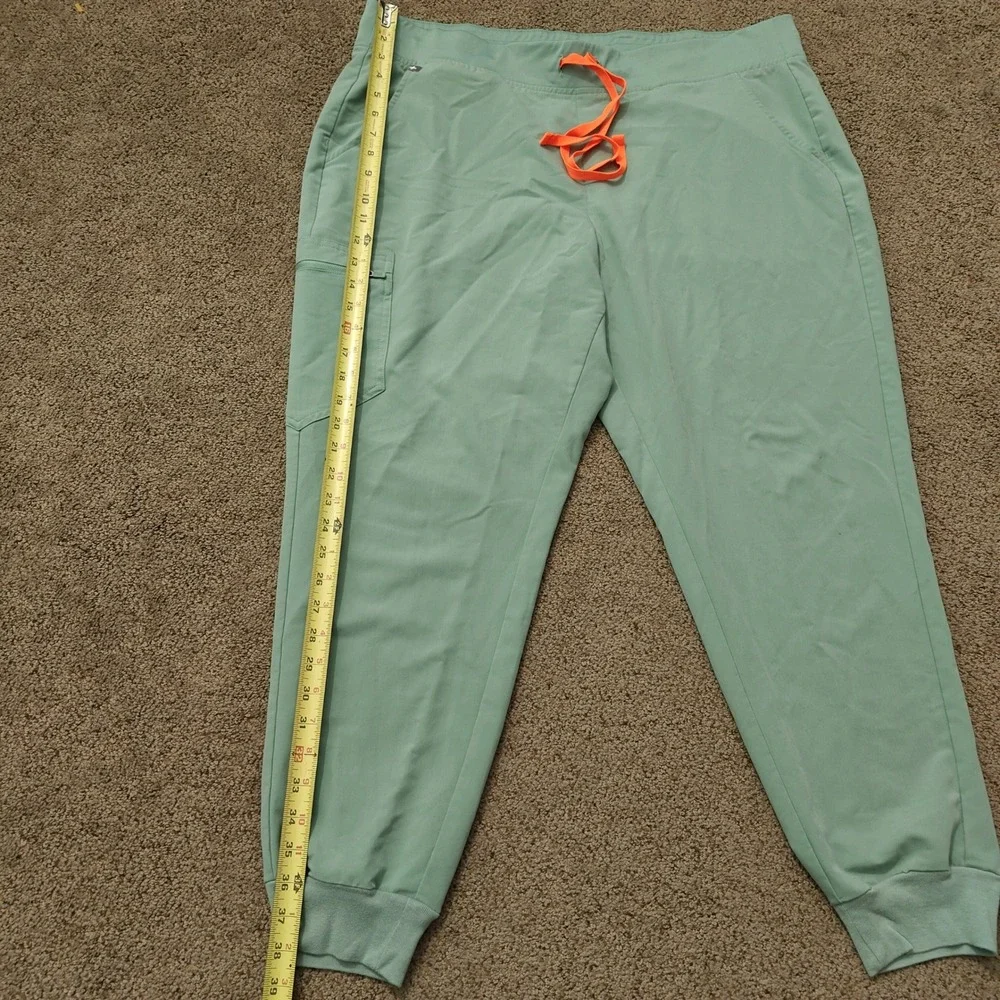 FIGS‎ Technical Collection Mens XXL Seafoam Green Jogger Scrub Pants